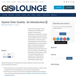 Spatial Data Quality: An Introduction ~ GIS Lounge