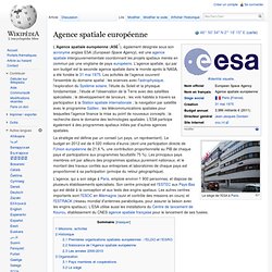 Agence spatiale européenne