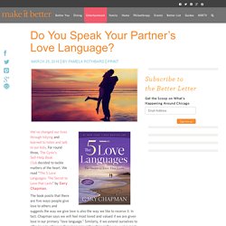 Do You Speak Your Partner’s Love Language?