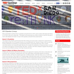 TEDx San Diego 2011: The World In Our Grasp