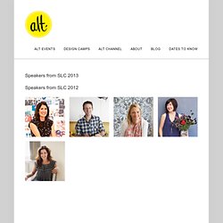 Alt Design Summit - Speakers
