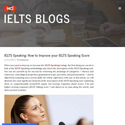 IELTS Speaking: How to Improve your IELTS Speaking Score