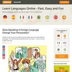 Does Speaking A Foreign Language Change Your Personality?