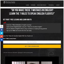Start speaking powerful English today, for free! - Learn to Speak English Powerfully With Effortless English