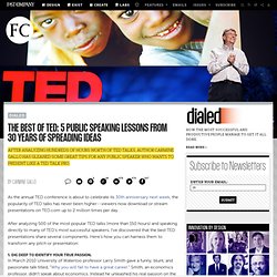 The Best of TED: 5 Public Speaking Lessons From 30 Years Of Spreading Ideas