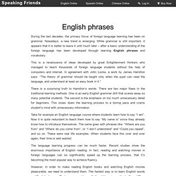 SpeakingFriends - Learn English Phrases Online