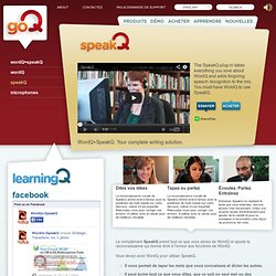 speakQ : goQ Software, WordQ and SpeakQ