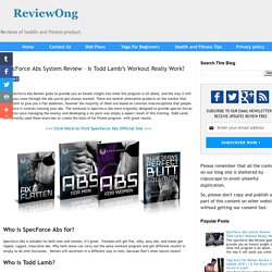 SpecForce Abs System Review – Is Todd Lamb’s Workout Really Work?