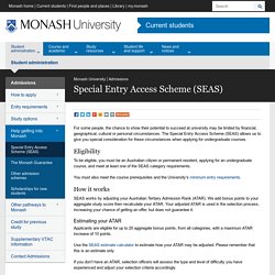 Special Entry Access Scheme (SEAS)
