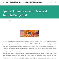 Special Announcement...Mystical Temple Being Built