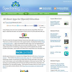 All About Apps for (Special) Education
