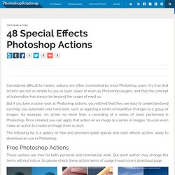 48 Special Effects Photoshop Actions