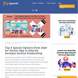 Top 5 Special Options from Uber for Doctor App to Smartly Increase Service Productivity