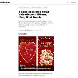 8 apps spéciales Saint-Valentin pour iPhone, iPad, iPod Touch