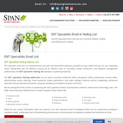 ENT Specialist Mailing Address