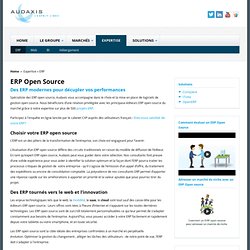 Spécialiste des ERP Open Source