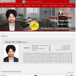 About Me , RE/MAX REALTY SPECIALISTS INC., BROKERAGE , 905-456-3232 , Buying or Selling Realestate in Brampton , Caledon , Mississauga , Toronto