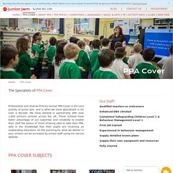 Junior Jam - PPA Cover Specialists in UK
