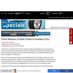 Tire Specials in Birmingham- Academy CDJR