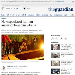 New human species found in Siberia