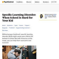 Specific Learning Disorder