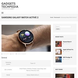 Samsung Galaxy Watch Active 2 Specifications, Features, Price in Nepal