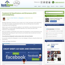 Facebook Ad Specifications and Dimensions [INFOGRAPHIC]