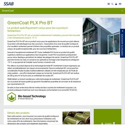 GreenCoat PLX Pro BT / Couverture Acier application Joint debout