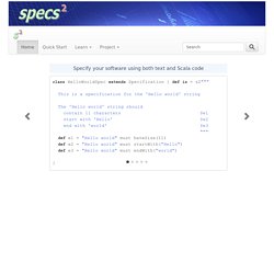 specs2.org