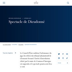 Spectacle de Dieudonné