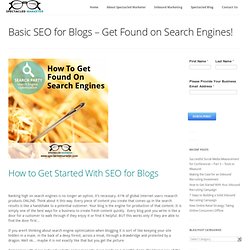 Basic SEO for Blogs - Get Found on Search Engines!Spectacled Marketer - Inbound Marketing Consulting and Management Agency