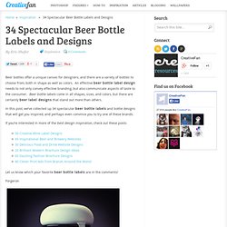 34 Spectacular Beer Bottle Labels and Designs - CreativeFan