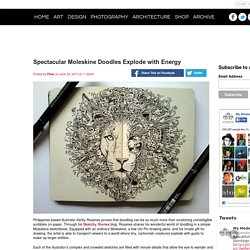 Spectacular Moleskine Doodles Explode with Energy