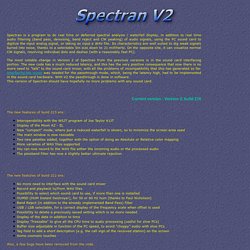 Spectran Version 2