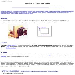 spectro-lampes