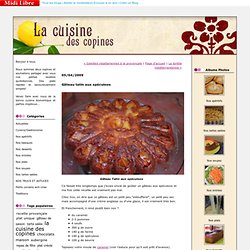 Gâteau tatin aux spéculoos : LA CUISINE DES COPINES