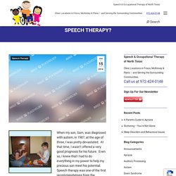 Speech & OT of North Texas: Plano speech therapy and Autism