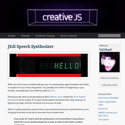 JS1K Speech Synthesizer