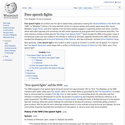 Free speech fights