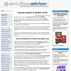 Speed And Agility Drills... The First 5 Yards Are In Your Head!