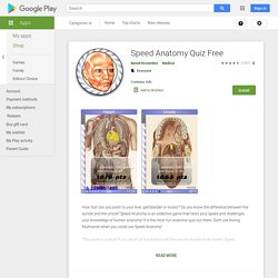 Speed Anatomy Quiz Free