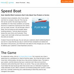 Speed Boat - Innovation Games