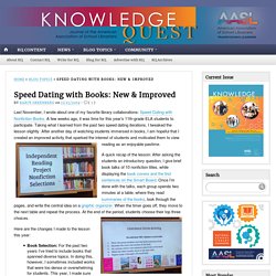 Speed Dating with Books: New & Improved