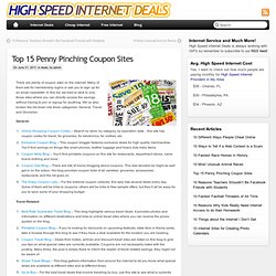 High Speed Internet Deals » Top 15 Penny Pinching Coupon Sites