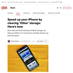 Speed up your iPhone by clearing 'Other' storage: Here's how