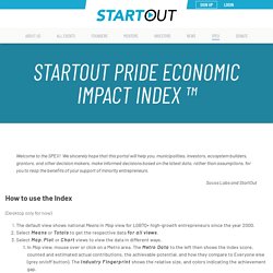 Startout Pride Economic Impact Index (SPEII) - Quantifies the Economic Value of Under-Utilized LGBTQ+ Entrepreneurs