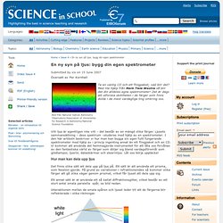 En ny syn på ljus: bygg din egen spektrometer