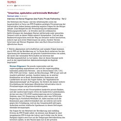 "Unseriöse, spekulative und kriminelle Methoden" | Telepolis (Print)