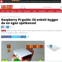 Bygg din egen spelkonsol med Raspberry Pi 3