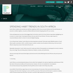 Spending habit trends in South Africa